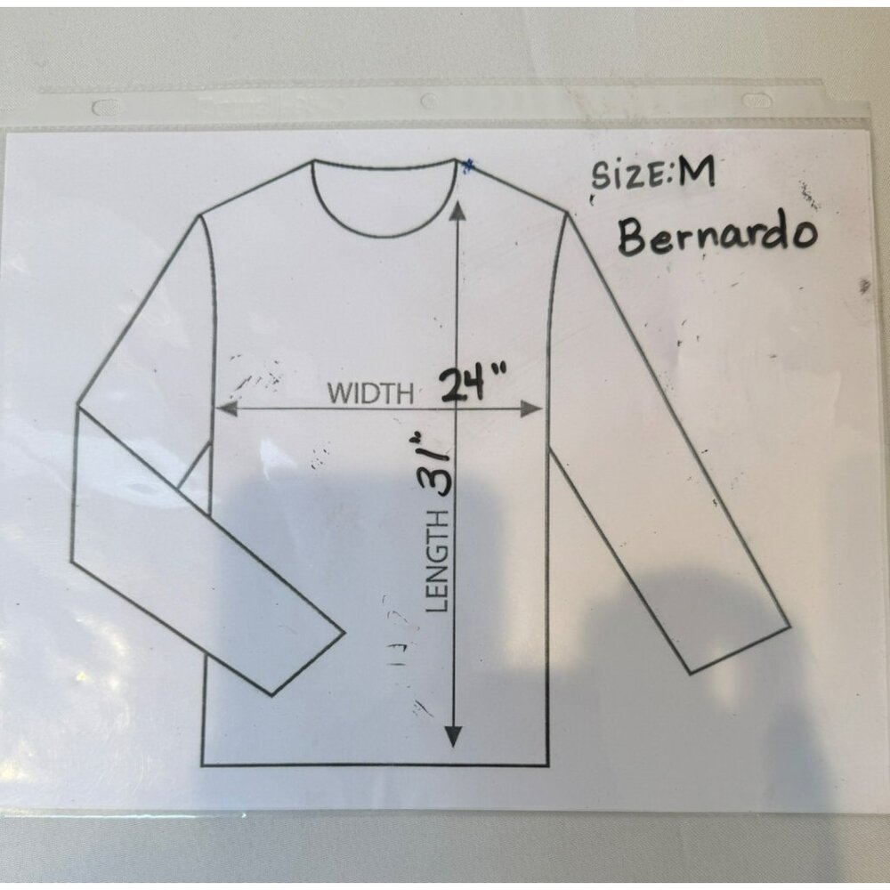 Vtg. Bernardo Essentials 100% Wool Button-Front C… - image 6